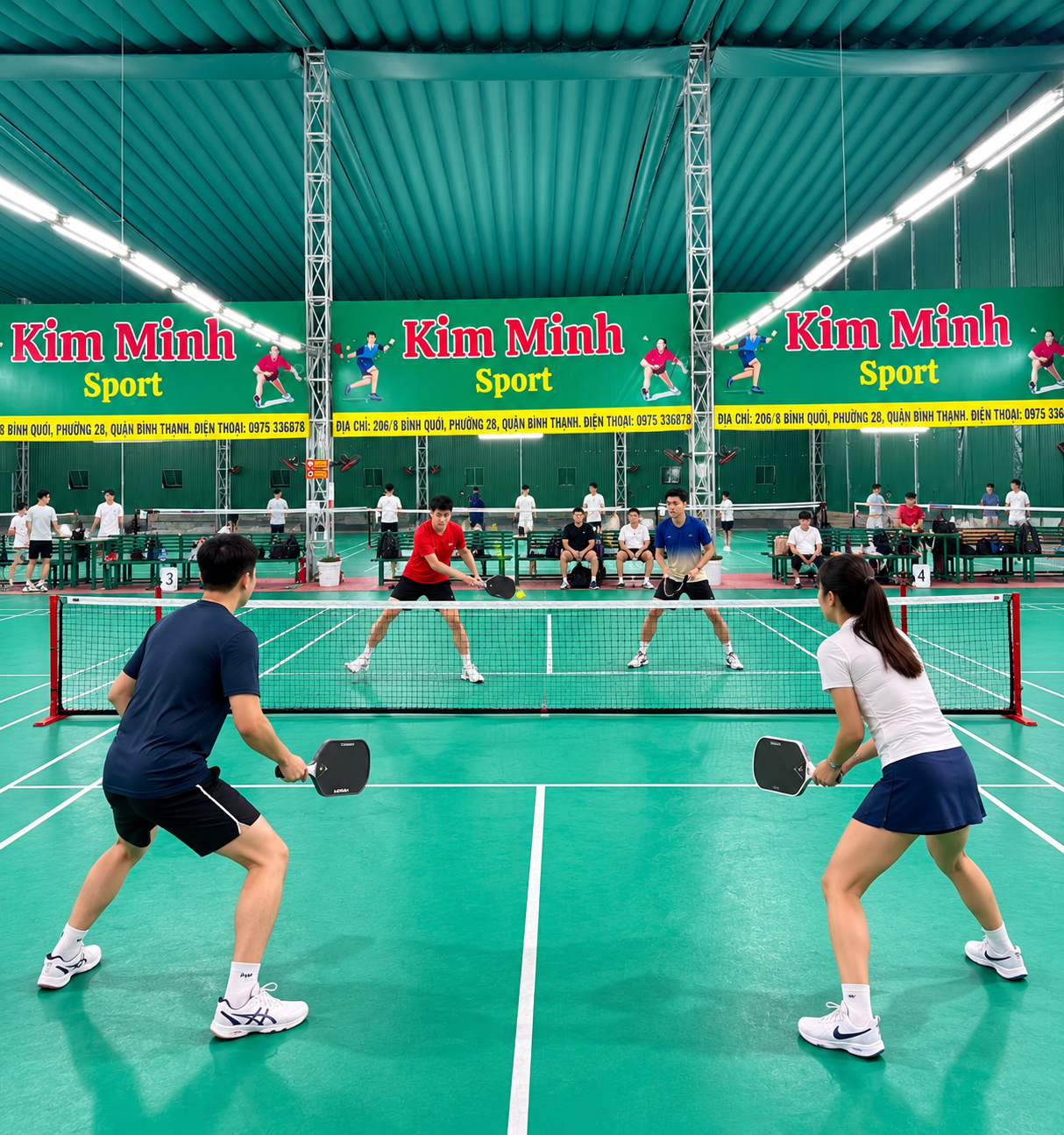 Lớp Học Sửa Kỹ Thuật Cầu Lông Người Lớn Tại Kim Minh Sport