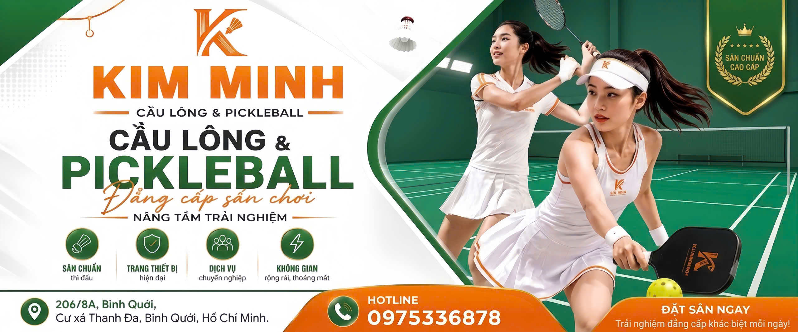 Sân Cầu Lông & Pickleball Kim Minh